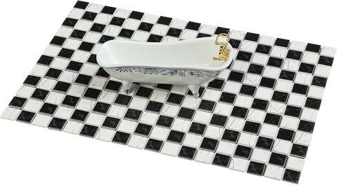 150 pcs, Dollhouse Flooring, 1:12 Scale Doll House Tiles, Miniature Checkerboard Floor, REDUCIO!, 614_12 in Kuwait