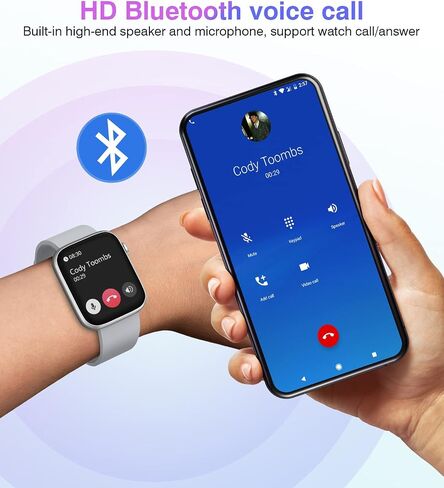الساعات الذكية في وقت مبكر للرجال للرجال (إجابة/إجراء مكالمات) ، شاشة تعمل باللمس الكاملة بنسبة 1.9 "HD ، وتتبع اللياقة البدنية مع شاشة نوم أكسجين الدم في معدل ضربات القلب ، وساعة IP67 مقاومة للماء لنظام Android iOS in Kuwait
