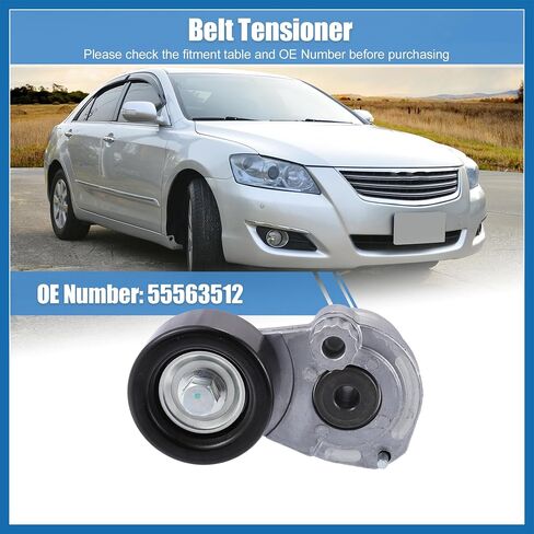 1 Pcs Engine Belt Tensioner Pulley Assembly for Chevrolet Sonic 1.8L 2012-2018 for Chevrolet Cruze Limited 1.8L 2016 55563512 Item Replacement in Saudi Arabia
