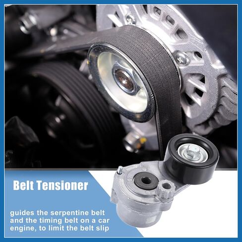 1 Pcs Engine Belt Tensioner Pulley Assembly for Chevrolet Sonic 1.8L 2012-2018 for Chevrolet Cruze Limited 1.8L 2016 55563512 Item Replacement in Saudi Arabia