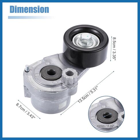 1 Pcs Engine Belt Tensioner Pulley Assembly for Chevrolet Sonic 1.8L 2012-2018 for Chevrolet Cruze Limited 1.8L 2016 55563512 Item Replacement in Saudi Arabia