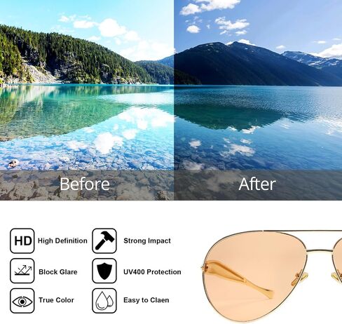 Chicid Oversized Aviator Sunglasses for Women Trendy 2025 Metal Frame Eyewear Shades UV Protection in Saudi Arabia