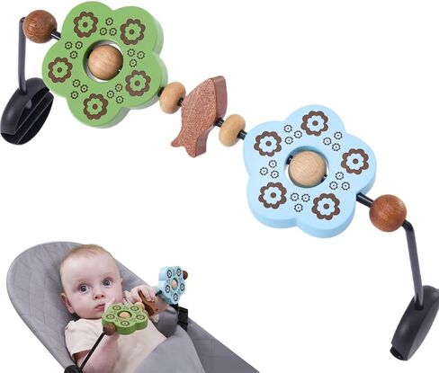 Toy Bar Compatible with Baby Bjorn Bouncer Toy Bar for Baby Bouncer，Easy to Attach and Remove Rotatable Bouncer Toys Attachment in Saudi Arabia