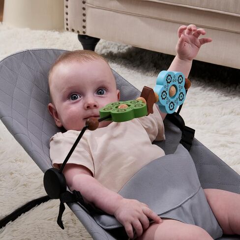 Toy Bar Compatible with Baby Bjorn Bouncer Toy Bar for Baby Bouncer，Easy to Attach and Remove Rotatable Bouncer Toys Attachment in Saudi Arabia