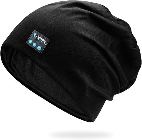 Summer Bluetooth Beanie Hat Headphones for Women/Men Wireless Music Slouchy Beanie Cap Headset with Mic for Sports in Saudi Arabia