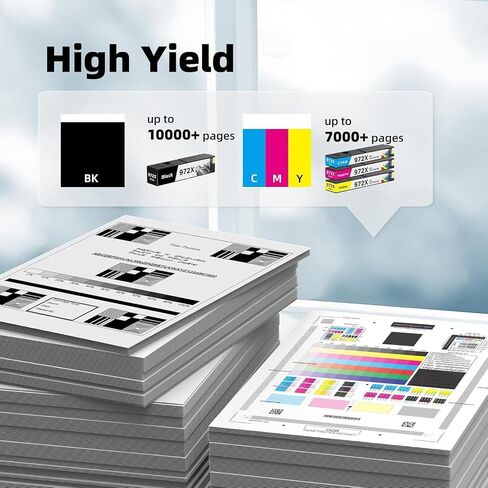 910XL Ink Cartridges Combo Pack for HP 910 910XL Work for HP OfficeJet 8010 8015 8018 8022 OfficeJet Pro 8020 8025 8028 8035 Printer (4 Pack, B/C/Y/M) in Saudi Arabia