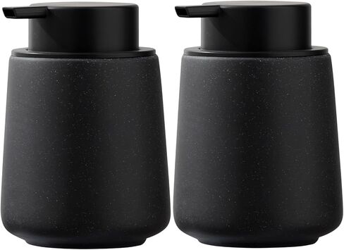 Foaming Soap Dispenser Pump 12OZ, Refillable Foam Hand Dish Soap Dispenser Bottle Jar for Bathroom Kitchen Sink Countertop Home Decor - Beige in Saudi Arabia