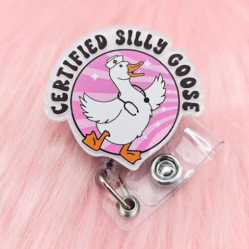 NICU Badge Reel - Cute Nurse Badge Cenle مع مقطع التمساح القابل للسحب والمفاتيح - هدايا NICU ممرضة لممرضات العمل والتوصيل وطلاب التمريض - إكسسوارات ممرضة أساسية للعمل. in Kuwait