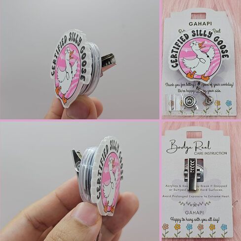 NICU Badge Reel - Cute Nurse Badge Cenle مع مقطع التمساح القابل للسحب والمفاتيح - هدايا NICU ممرضة لممرضات العمل والتوصيل وطلاب التمريض - إكسسوارات ممرضة أساسية للعمل. in Kuwait