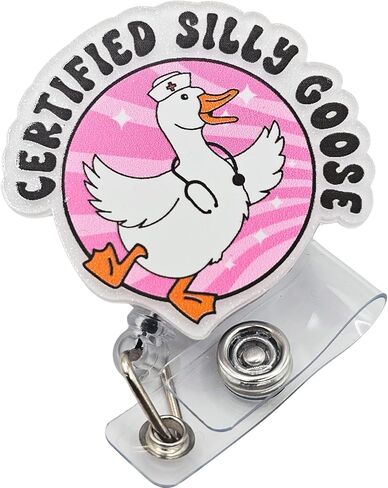 NICU Badge Reel - Cute Nurse Badge Cenle مع مقطع التمساح القابل للسحب والمفاتيح - هدايا NICU ممرضة لممرضات العمل والتوصيل وطلاب التمريض - إكسسوارات ممرضة أساسية للعمل. in Kuwait