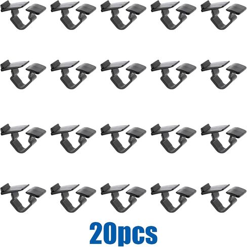 Oautoo 20pcs غطاء محرك السيارة مقطع التجنيب لفيات 0046804433 ، كرايسلر 680733364AA Fits 500 500x ، Alfa Romeo Giulia Stelvio Tonale ، يناسب Jeep Renegade 2015-on ، Ram Prosaster City 2015-On 2015-On in Saudi Arabia