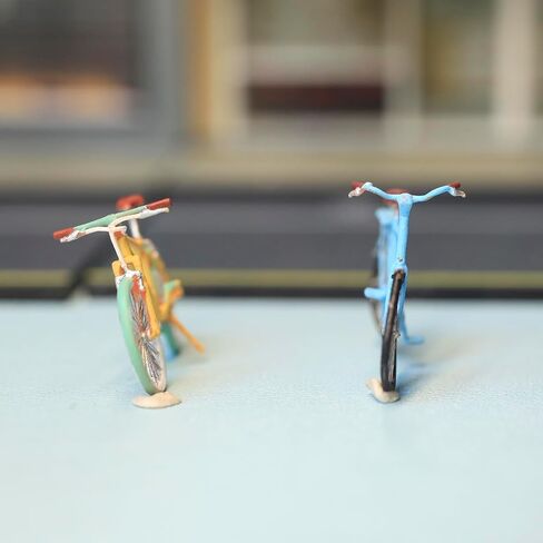 1/64 Bike/Mountain Cycling Bike Bicycle/Motorcycle Scene Props Miniatures Figures Model for Cars Vehicles Toys (Bicycle A) in Saudi Arabia