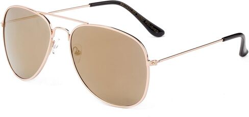 Newbee Fashion - Classic Aviator Sunglasses Flash Full Mirror Lenses Frame Frame for Men Women UV Protection in Kuwait
