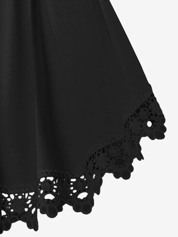 ROSE GAL Plus Size Lace Panel Butterfly Sleeve Blouse in Saudi Arabia