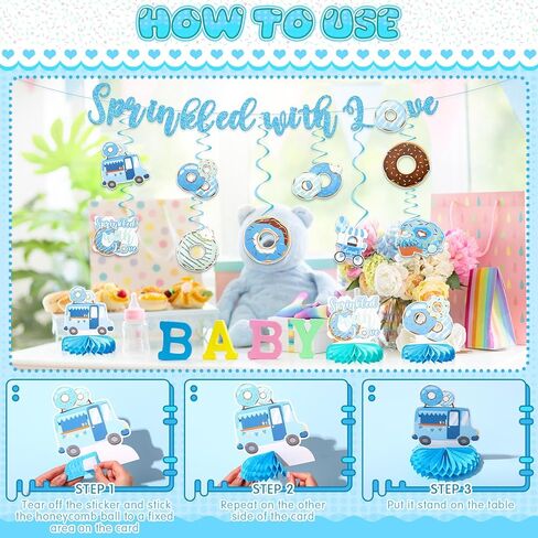 22 Pcs Flower Birthday Decorations 1 Pc Wildflower Happy Birthday Banner 18 Pcs Wildflower Hanging Swirls 3 Pcs Honeycomb Centerpiece for Happy Birthday Party Decorations Girls Women in Kuwait