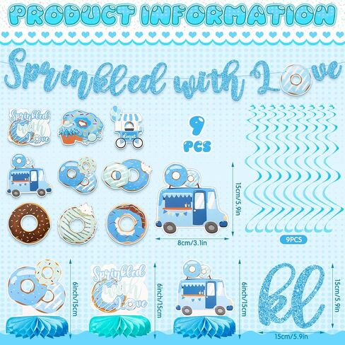 22 Pcs Flower Birthday Decorations 1 Pc Wildflower Happy Birthday Banner 18 Pcs Wildflower Hanging Swirls 3 Pcs Honeycomb Centerpiece for Happy Birthday Party Decorations Girls Women in Kuwait