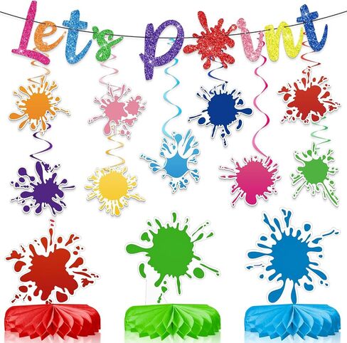 22 Pcs Flower Birthday Decorations 1 Pc Wildflower Happy Birthday Banner 18 Pcs Wildflower Hanging Swirls 3 Pcs Honeycomb Centerpiece for Happy Birthday Party Decorations Girls Women in Saudi Arabia