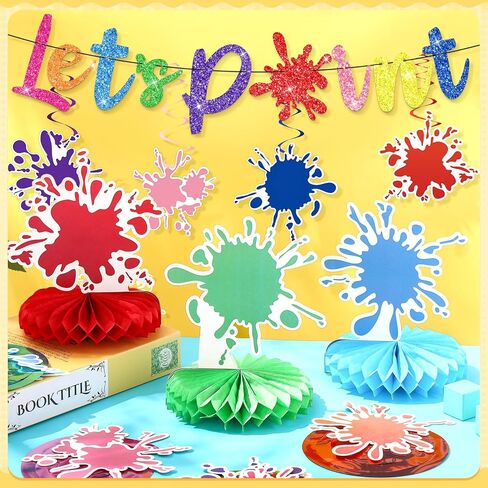 22 Pcs Flower Birthday Decorations 1 Pc Wildflower Happy Birthday Banner 18 Pcs Wildflower Hanging Swirls 3 Pcs Honeycomb Centerpiece for Happy Birthday Party Decorations Girls Women in Saudi Arabia