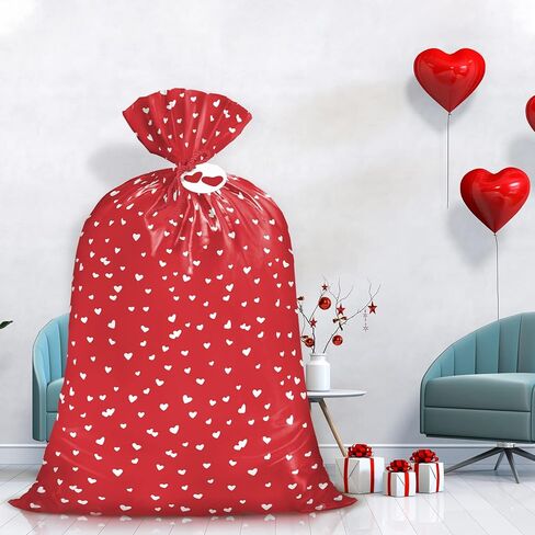 WRAPAHOLIC 56" Large Plastic Gift Bag - Easter Rabbit and Easter Egg Design for Easter, Birthday, Holiday, Party, Celebration - 56" H x 36" W in Kuwait