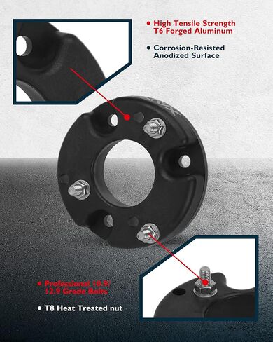 Philtop 2 '' 'Front Loveling Kit Fits for F150 2009 2010 2011 2012 2015 2015 2015 2017 2018 2019 2019 2020 2021 2WD/4WD ، Raptor 2WD/4WD 2017 ، Front Strut Spacer SpaceRs Flights 2 بوصة LLK010 in Saudi Arabia