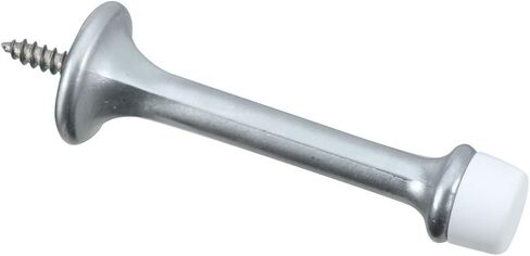 National Hardware N325-464 V236 Rigid Door Stops in Satin Nickel, 2 pack,3 Inch in Kuwait
