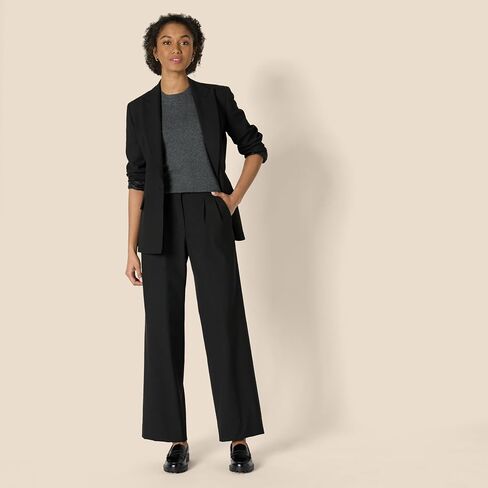 Amazon Essentials Women's Relaxed-Fit Full Length Dress Pant in Saudi Arabia