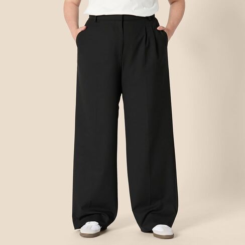 Amazon Essentials Women's Relaxed-Fit Full Length Dress Pant in Saudi Arabia