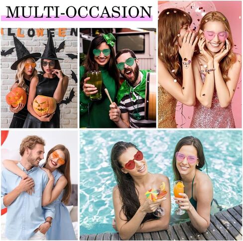 12 زوجًا من القلب الشمسي على شكل قلب نظارة شمسية بلا جدوى. in Kuwait