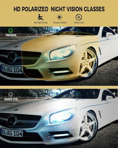 نظارات القيادة الليلية للرجال تتناسب النساء على النظارات الشمسية المضادة للوهج مستقطب HD Night Vision in Kuwait