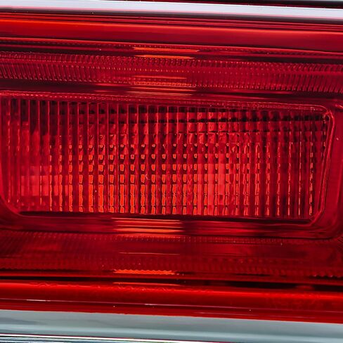AKKON - Fits 2014-2015 Chevy Camaro [Incandescent Model] Chrome Red Tail Light Brake Lamp Driver Left Side Replacement in Saudi Arabia