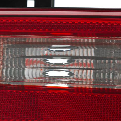 AKKON - Fits 2014-2015 Chevy Camaro [Incandescent Model] Chrome Red Tail Light Brake Lamp Driver Left Side Replacement in Saudi Arabia