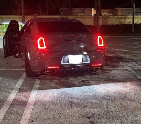 iJDMTOY Dark Smoked Lens 90-SMD Full LED Rear Bumper Reflector Light Trim Compatible With 2015-up Chrysler 300, Function as Tail or Rear Fog Lights in Saudi Arabia