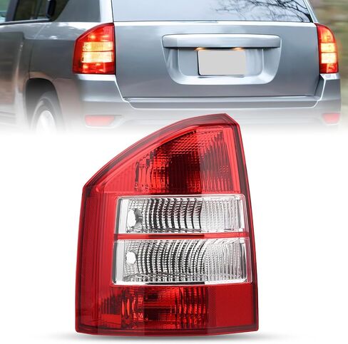 Nilight Taillight Assembly Compatible with 2014 2015 2016 2017 Jeep Compass Tail Light OE Style Rear Lamp Replacement Driver and Passenger Side w/Bulbs in Saudi Arabia