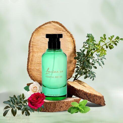 Lucianno Coastal Breeze Extrait de Parfum للجنسين 100 مل | عطر طويل الأمد - عطر الفواكه العطري مع السترون ، المشمش والملاحظات التين | مثالي للمناسبات الخاصة | هدية لها وله in Saudi Arabia