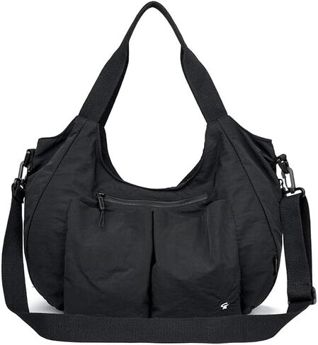 حقيبة حمل كبيرة للنساء ترتدي نايلون نايلون الكتف الأوبو حقيبة حقيبة Satchel Crossbody للعمل التسوق in Kuwait
