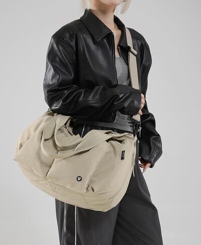 حقيبة حمل كبيرة للنساء ترتدي نايلون نايلون الكتف الأوبو حقيبة حقيبة Satchel Crossbody للعمل التسوق in Kuwait