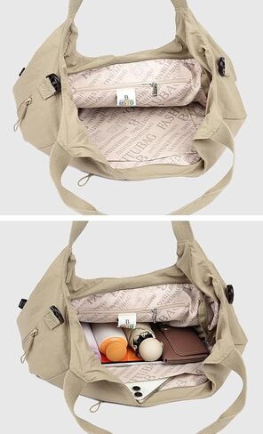 حقيبة حمل كبيرة للنساء ترتدي نايلون نايلون الكتف الأوبو حقيبة حقيبة Satchel Crossbody للعمل التسوق in Kuwait