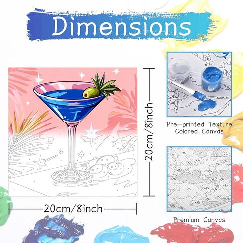 Vaiieyo Framed Paint by Numbers Att for البالغين منارة ، طقم طلاء زيت من المناظر الطبيعية DIY مع أصباغ البهارات والاكريليك ، حرفة الفنون لديكور الجدار المنزلي (8x12 بوصة/20x30 سم) in Kuwait