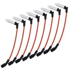 M12259C301 9PCS NEW RED 10.5MM RACING SPACK SILP SILP SET متوافقة مع Ford F-150 1979 1980 1981 1982 1983 1984 1985 1986 1987 1988 1989 1990 1991 1992 1993-1995 ، Ford Mustang 1964-1995 in Kuwait
