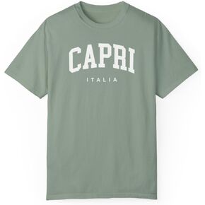 Capri Italy Adult Unisex Comfort Colors Short Sleeve T-Shirt in Kuwait