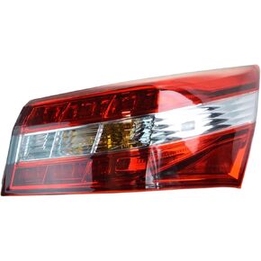 TRQ Passenger Side Outer Tail Light Assembly Set Compatible with 2013-2015 Toyota Avalon TO2805117 in Kuwait