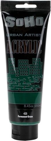 SoHo Urban Artist Heavy Body Acrylic Paint - 250 ml Tube - Cadmium Red Light Hue - Thick, Rich Color, Excellent Coverage, Professional Quality - Artists Acrylic Paint in Saudi Arabia