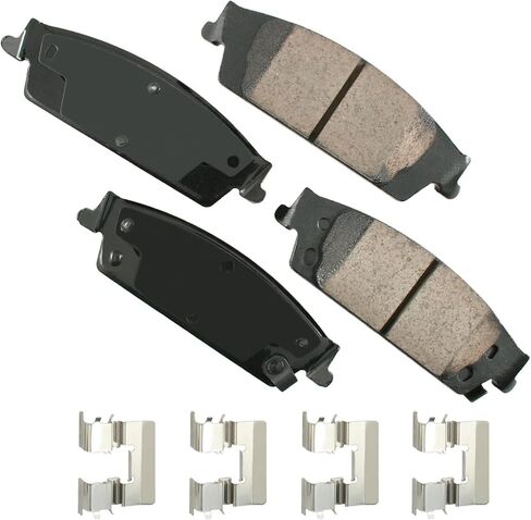 Akebono ASP1707 Ultra Premium Brake Pad Set, 1 Pack , GREY in Saudi Arabia