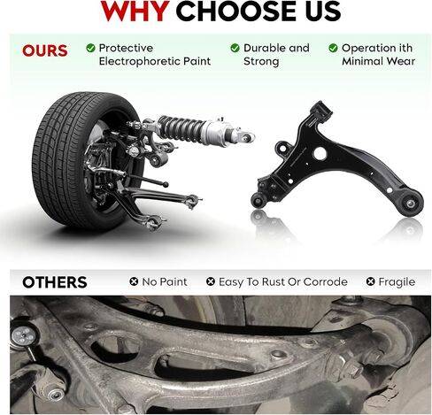 طقم التعليق الأسلحة في Tadamark Lower Control مع مفصل كرة مناسب لـ Chevy Impala 2000-2013 لـ Buick Lacrosse 2005-2009 لـ Monte Carlo 2000-2007-6pcs in Saudi Arabia