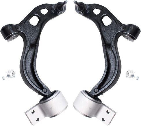 Detroit Axle - Front Control Arms Kit for 2010 2011 2012 Ford Taurus Flex Lincoln MKS, 2 Lower Control Arms w/Ball Joints 2 Outer Tie Rods 2 Sway Bar Links Replacement in Saudi Arabia