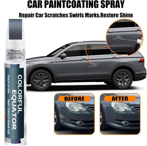 Pure White (LC9A/0Q) لمس الطلاء المتوافق مع فولكس واجن ، إصلاح طلاء Car Pen Scratch Repair touch Up Paint ، مزيل خدش السيارة المتميز للخدوش العميقة in Kuwait