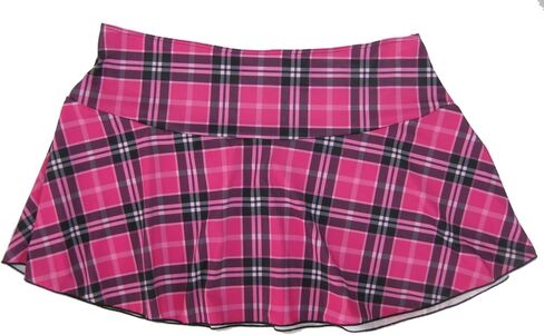 Delicate Illusions Plus Size School Girl Plaid Mini Skirt in Saudi Arabia