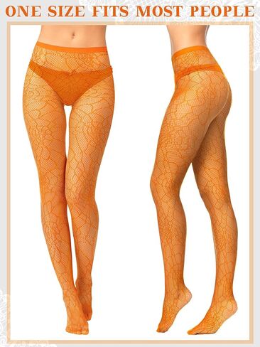 Bencaileor Women Fishnet Stocking ضيق جمجمة العنكبوت ويب Legging ضيق حفرة صغيرة نمط الجوارب الداخلية عالية الخصر الدانتيل in Kuwait
