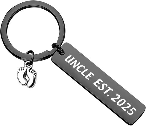 Fustmw Auntie Uncle Gifts New Aunt Uncle Est 2025 Keychain Uncle ليكون هدية هدايا العمة لأول مرة إلى هدايا العم الهدايا in Saudi Arabia