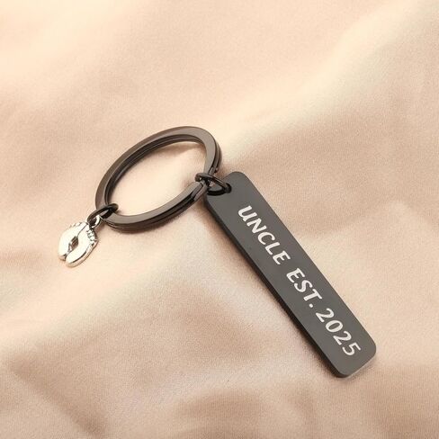 Fustmw Auntie Uncle Gifts New Aunt Uncle Est 2025 Keychain Uncle ليكون هدية هدايا العمة لأول مرة إلى هدايا العم الهدايا in Saudi Arabia